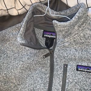 Patagonia 1/4 zip fleece sweater men’s large